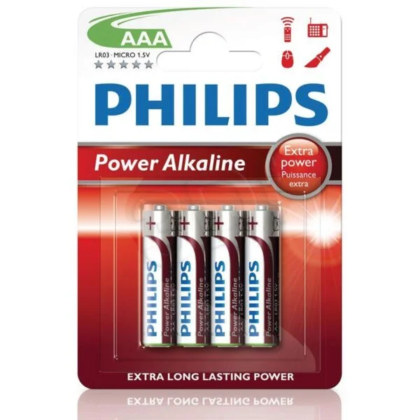 Philips AAA/LR03 batterier 4 stk