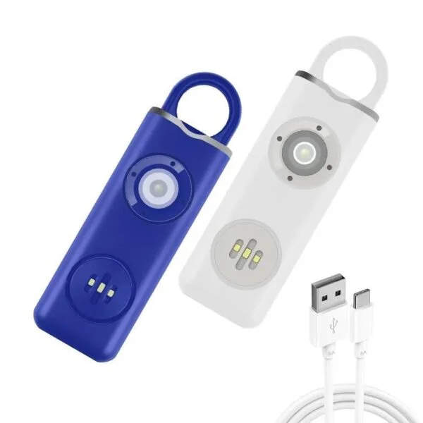 Overfallsalarm hvit - 130 db